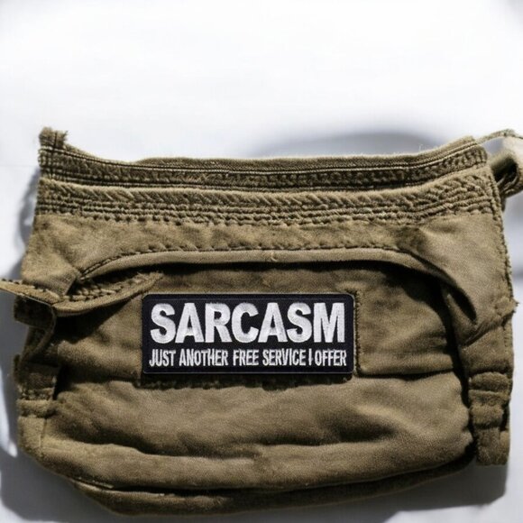 Other - Sarcasm Just Another Free Service I Offer Iron on Patch Embroidered Patch